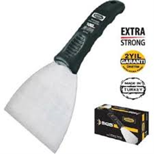 SGS TEMİZLİK ISPATULASI / PLASTİK SAP / 100MM